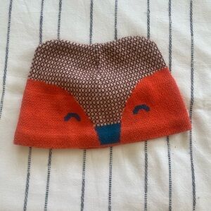 Patagonia Recycled Polyester Fabric with Orange and Blue Accents